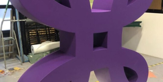 EPS met hotspray gecoat logo